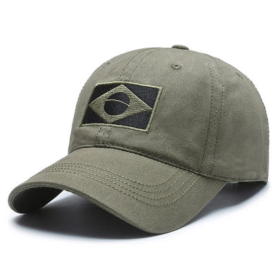 Herren Snapback Baseball Cap Schwarz – Sommerlich & mit Sonnenschutz – Vorderansicht