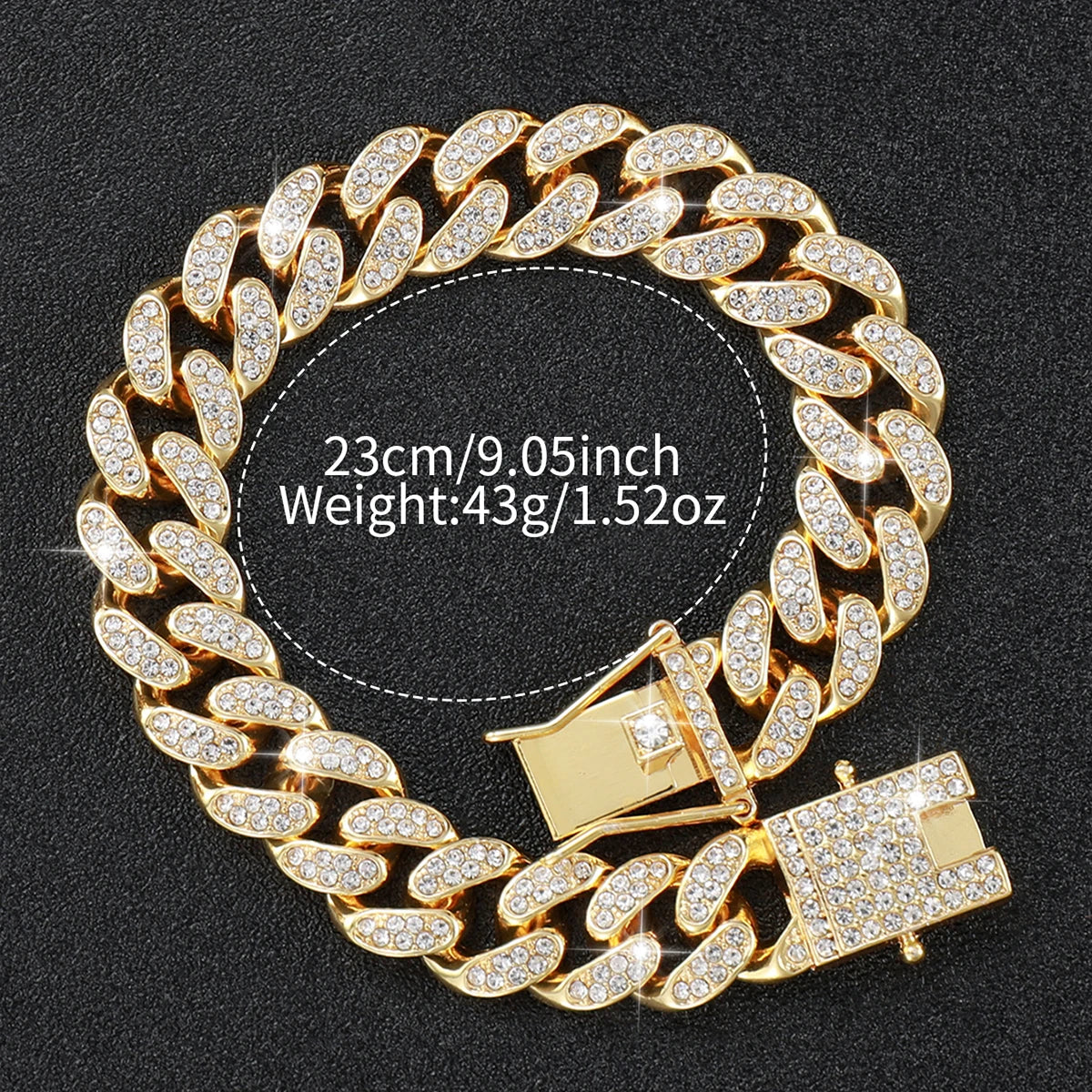 2er-set luxus herrenuhr & armband quarzuhr mit kalender & strass