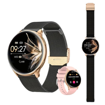 Smart Watch for Women, 1.39" Fitness Watch with HR/BP/SpO2 Monitor, Female Cycle Tracking, IP67 Waterproof, for Android &amp; IOS