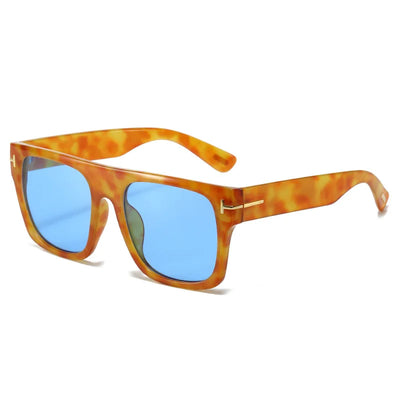 New Fashion Square Glasses for Women &amp; Men Trendy Sunglasses Stylish Clear Lenses Popular Unisex Shades