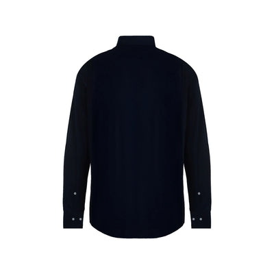 herren streetwear-hemd mit stickerei & blumenmuster  lockerer schnitt, langarm
