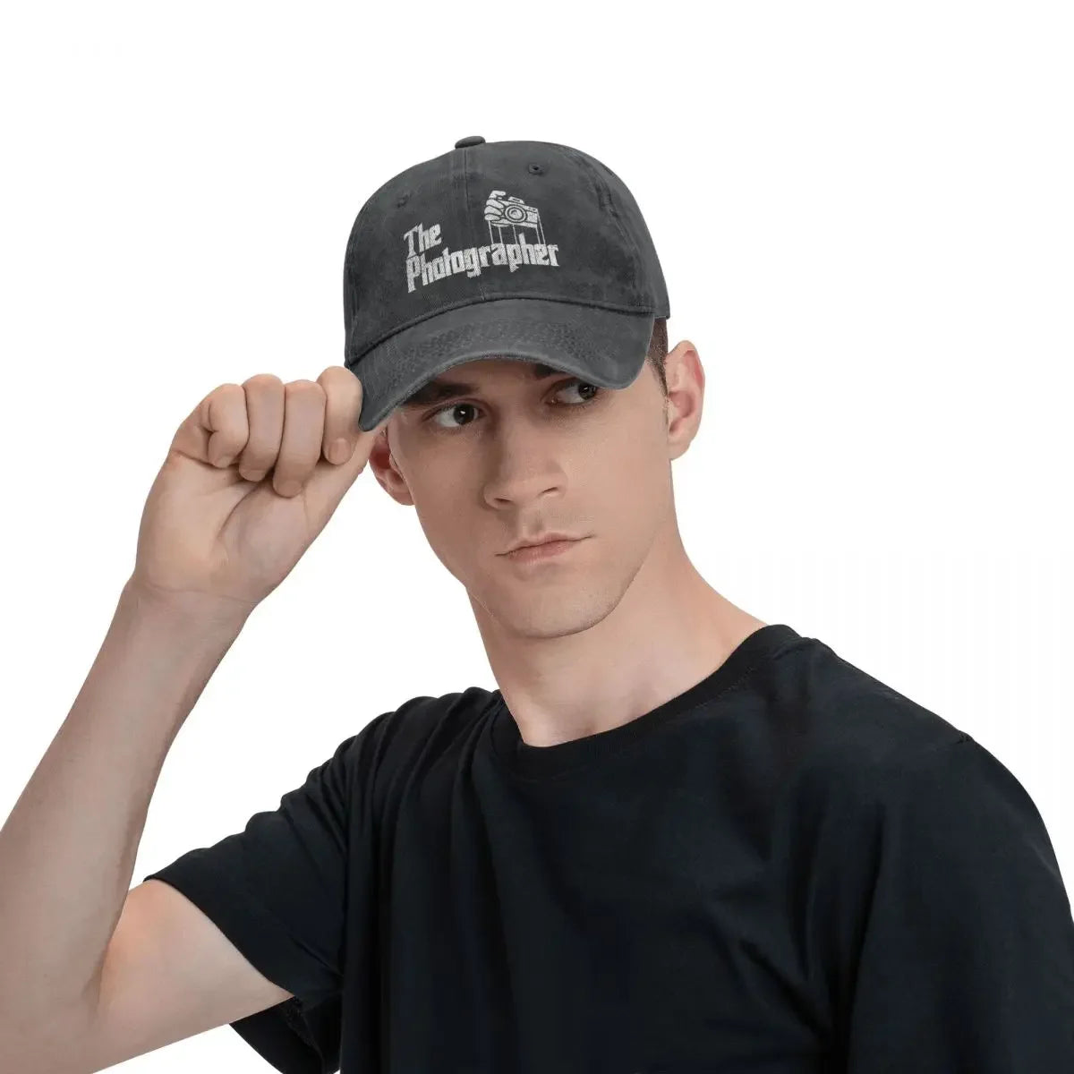 Hellblaue Unisex Denim Cap 