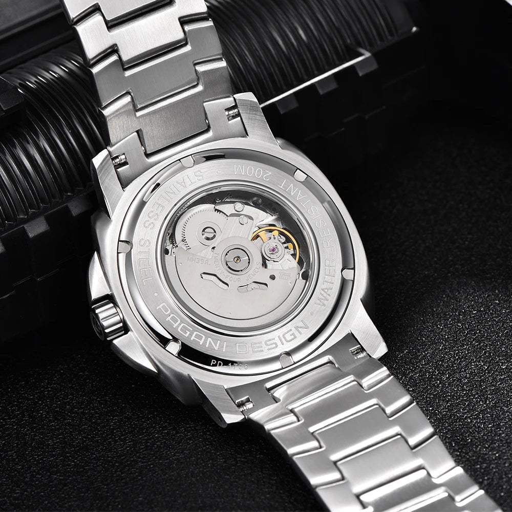 Pagani Automatikuhr mit Keramiklünette und markantem 43mm Design