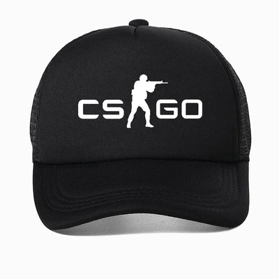 Herren Baseball Cap – CS:GO Logo – Lässig & Verstellbar im Hip-Hop-Stil – Vorderansicht

