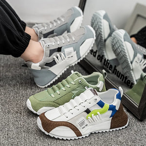 Schwarz Seite: Herren Freizeit-Sneaker Schwarz Schnürung Seitenansicht