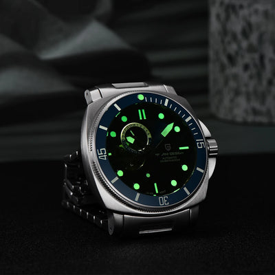 Moderne Herrenarmbanduhr von Pagani Design mit Automatikwerk
