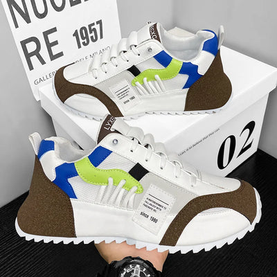 Weiß Detail: Plateau Sneaker Herren Weiß  Sohle Detailaufnahme