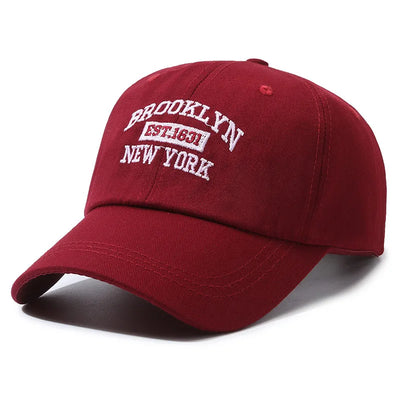 Schwarz Seite: Retro Baseballcap Schwarz Seitenprofil mit Stickerei-Detail
